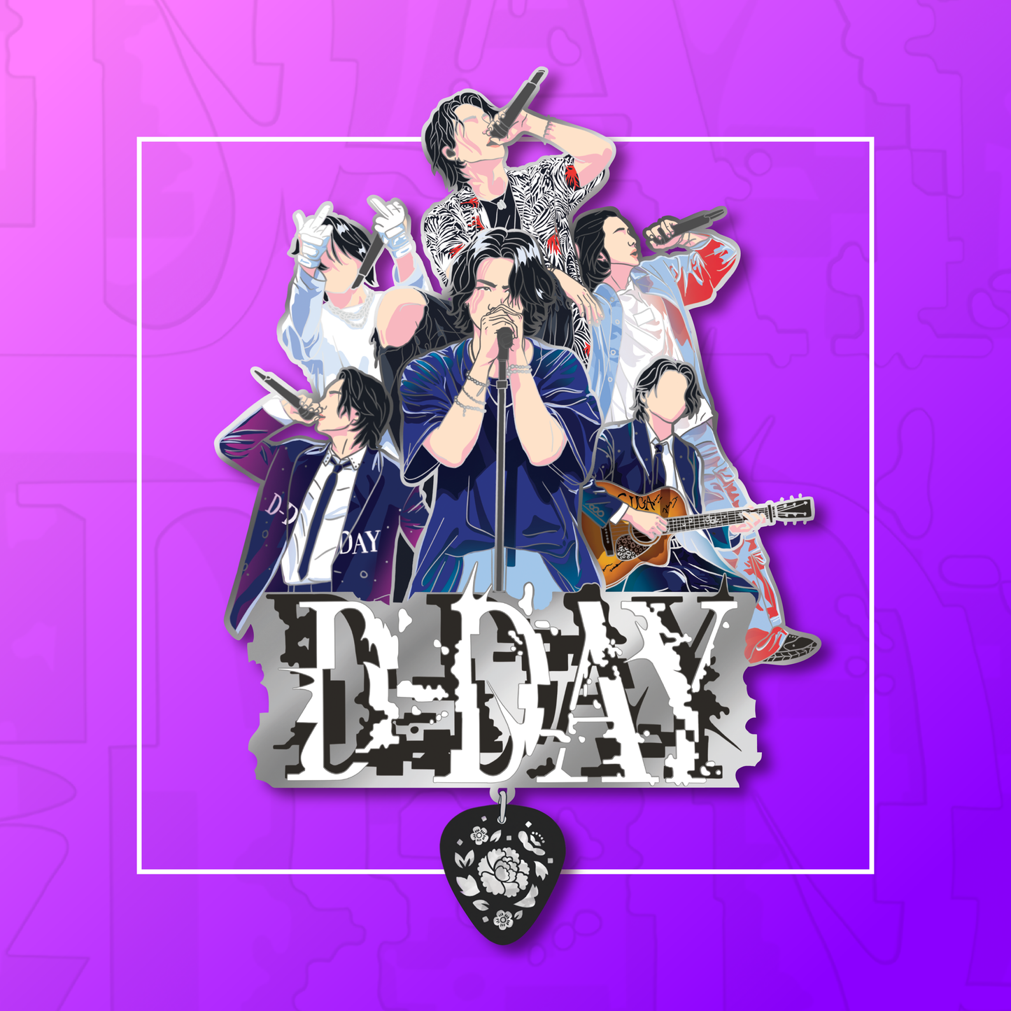 PREORDER The Agust D Inspired "D-Day Tour" Enamel Pin!