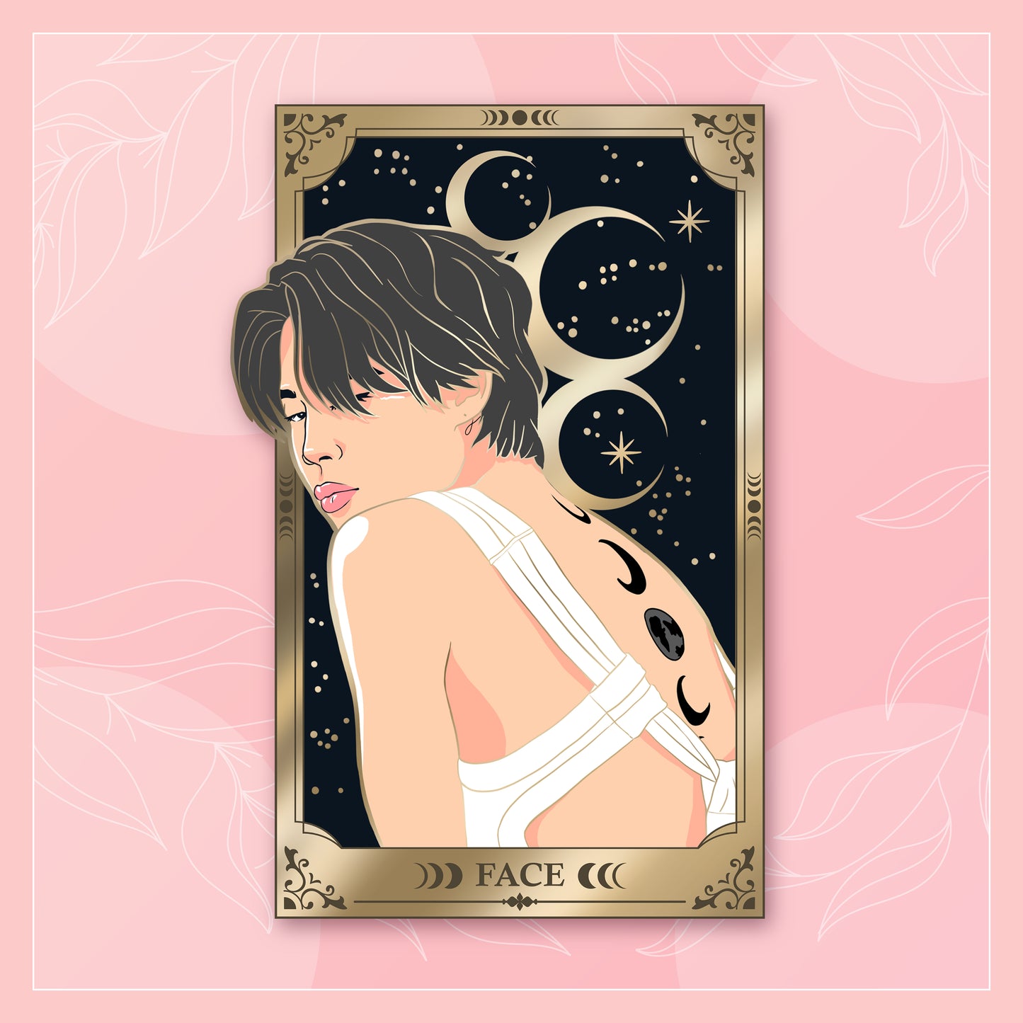 Jimin Inspired "Face" Enamel Pin!