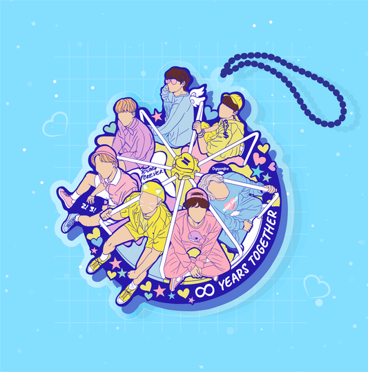 The 8 Year Anniversary Keychain