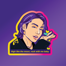 Load image into Gallery viewer, BTS Butter Colour Version Stickers with Gradient Outline