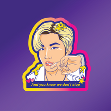 Load image into Gallery viewer, BTS Butter Colour Version Stickers with Gradient Outline