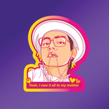 Load image into Gallery viewer, BTS Butter Colour Version Stickers with Gradient Outline