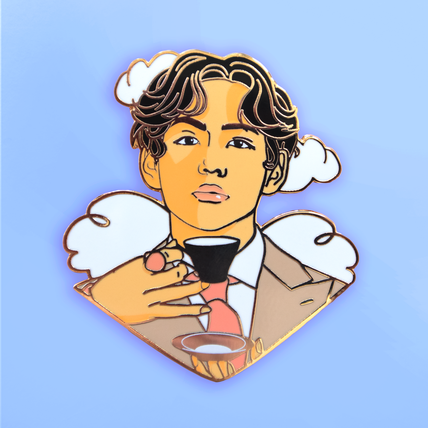 The Elegant Tae Gold Pin