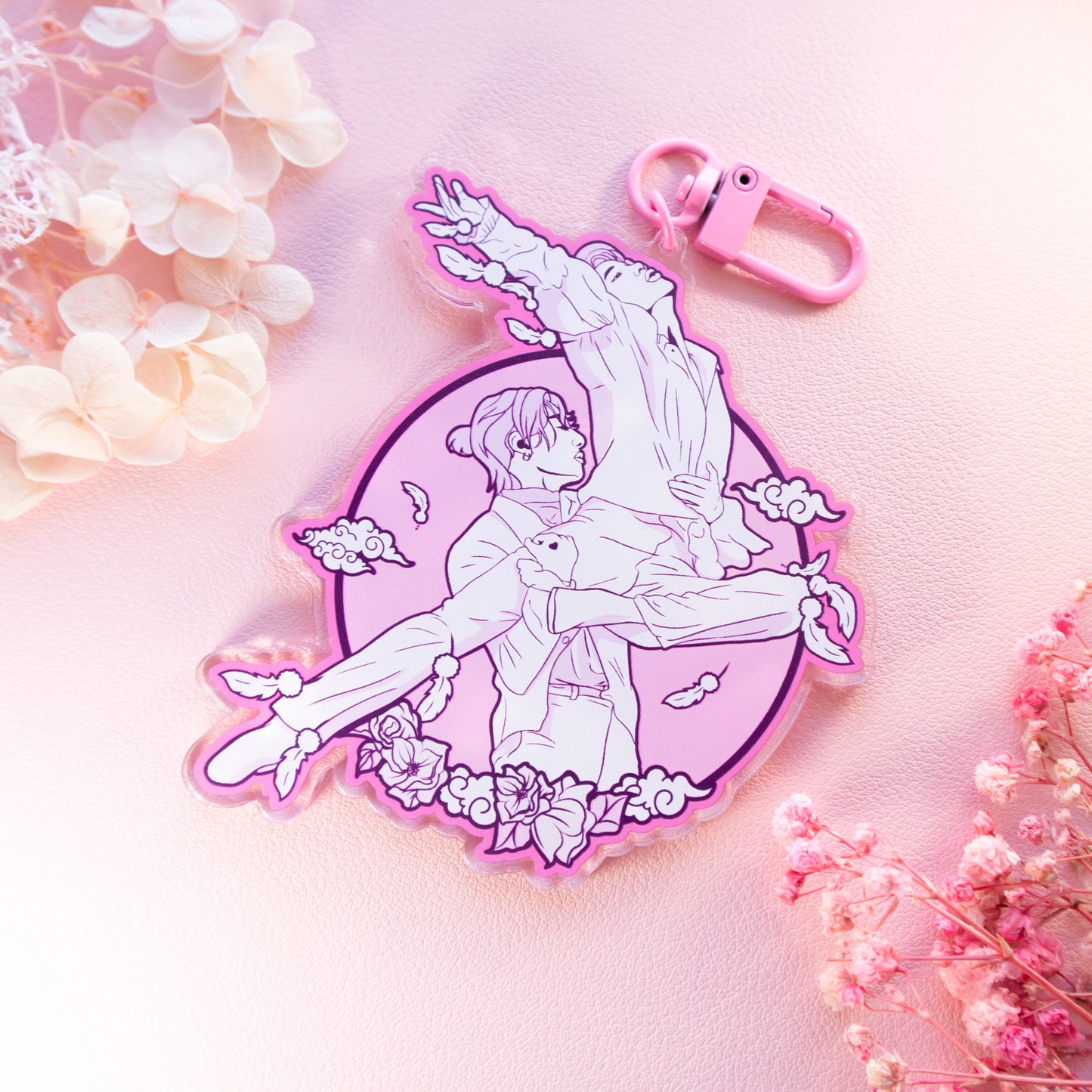The Jikook Black Swan Keychain!