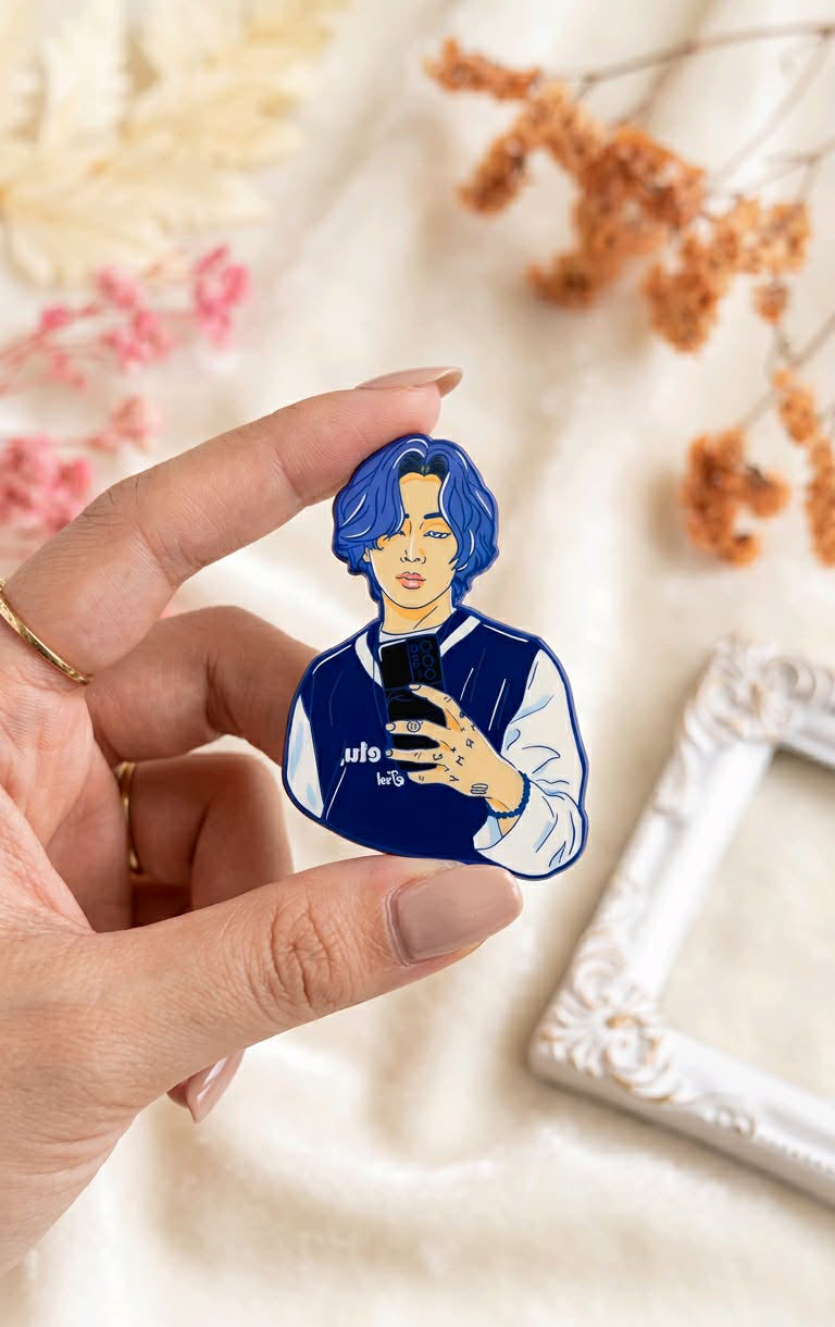 The Blue Jungkook Pin!