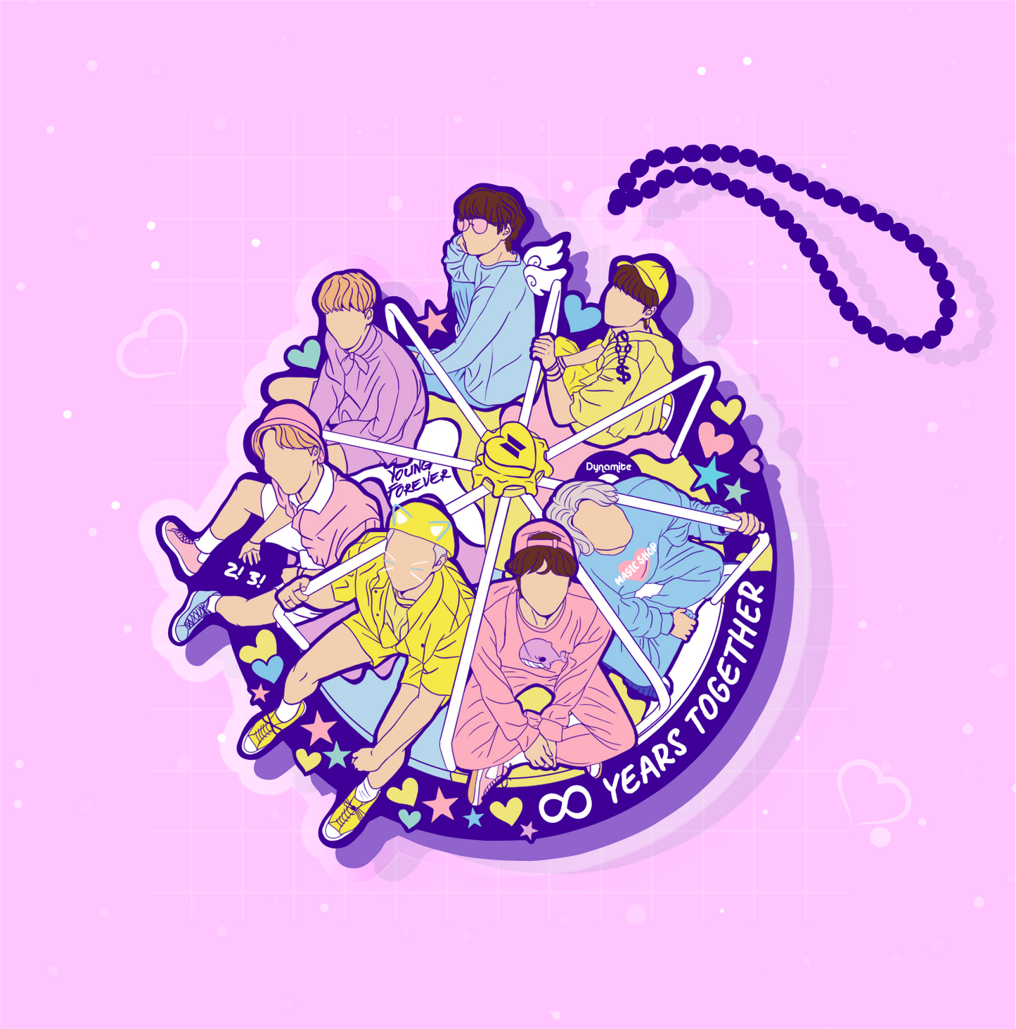 The 8 Year Anniversary Keychain