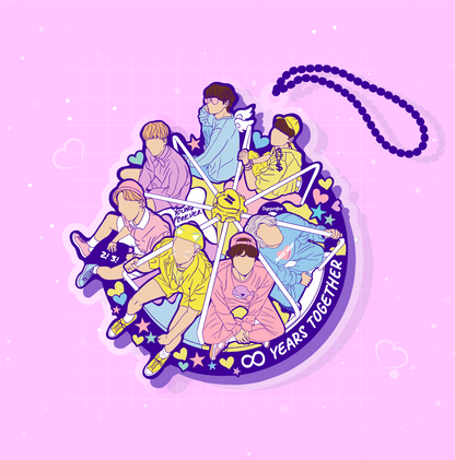 The 8 Year Anniversary Keychain