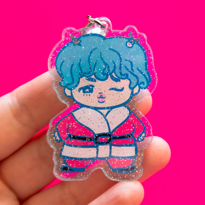 The Baby Bangtan Jiminie Christmas Keychain