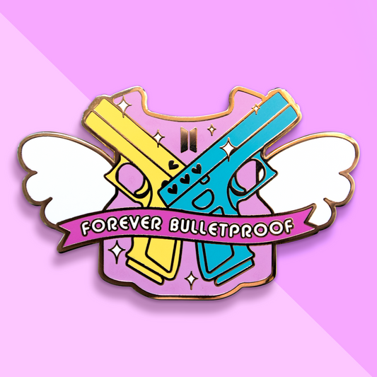 The Bulletproof Pin! - BTS Enamel Pin