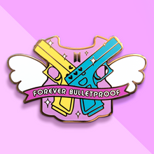 Load image into Gallery viewer, The Bulletproof Pin! - BTS Enamel Pin

