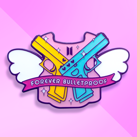 The Bulletproof Pin! - BTS Enamel Pin