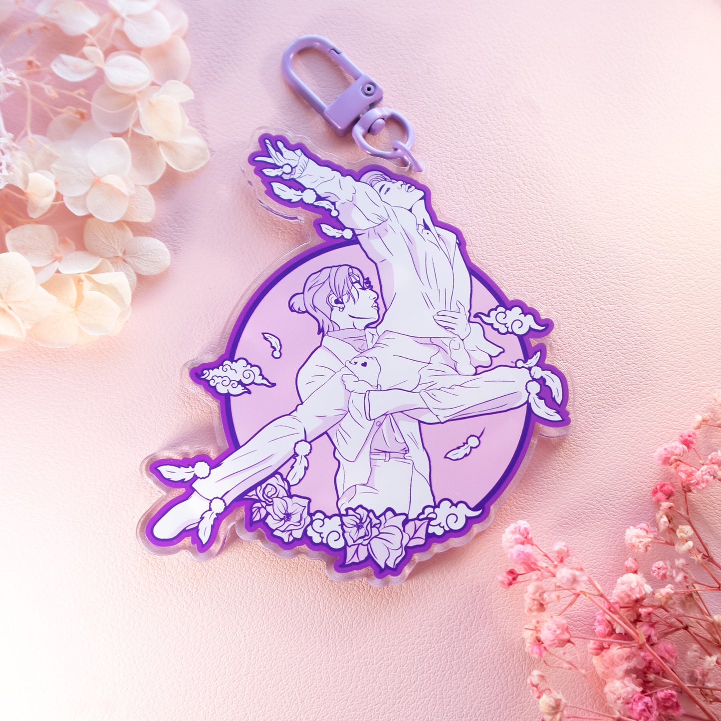 The Jikook Black Swan Keychain!