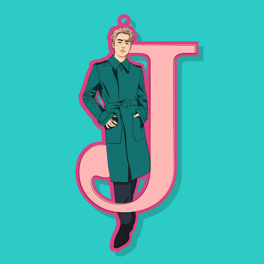 The Jimin J Acrylic Keychain