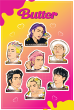 Load image into Gallery viewer, BTS Butter Sticker Sheet
