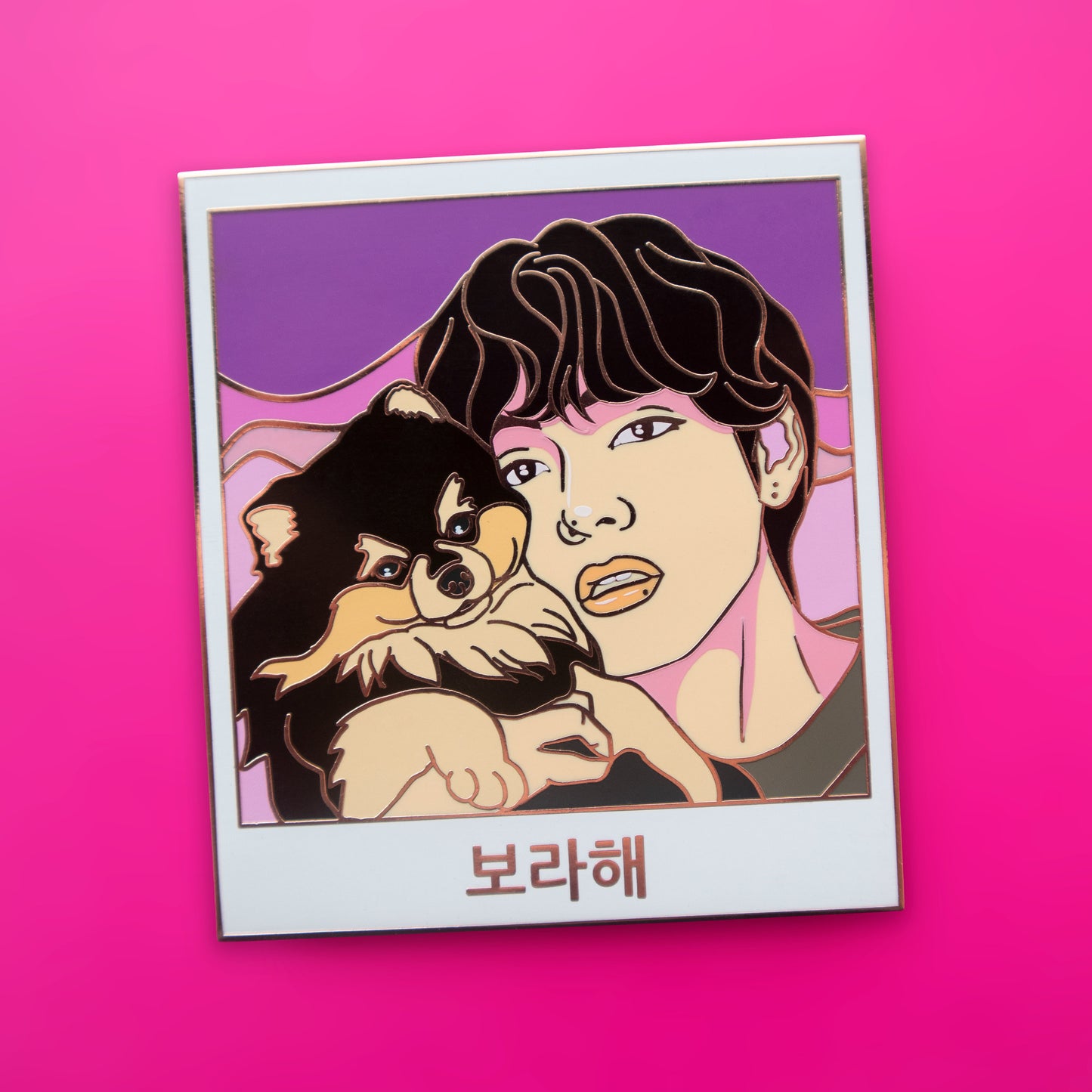 The Borahae Taehyung Pin