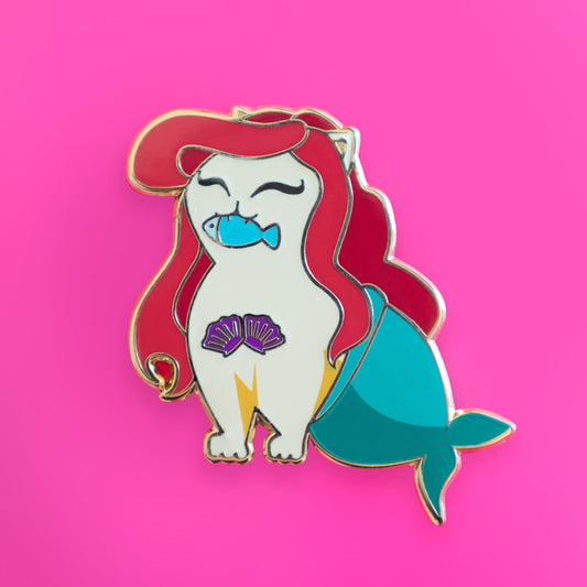 Ariel the Purrmaid - Enamel Pin