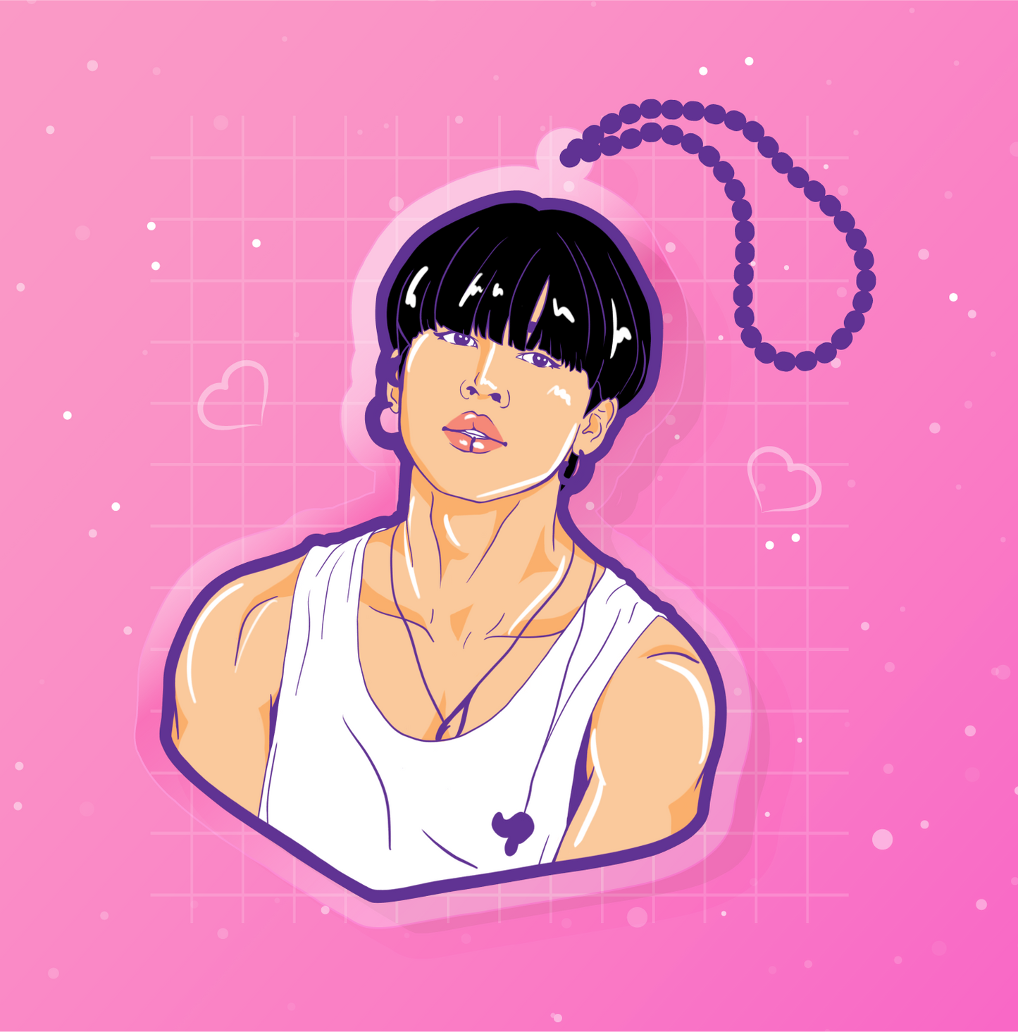 The Sowoozoo Jimin Keychain