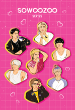 Load image into Gallery viewer, BTS Sowoozoo Sticker Sheet!
